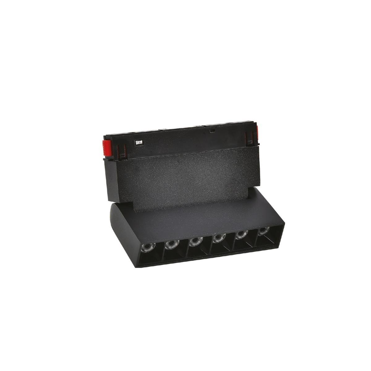 Forlife Siyah Kompakt Lensli Hareketli Magnet Armatür 6W 4000k Ilık Beyaz FL-6621 resmi