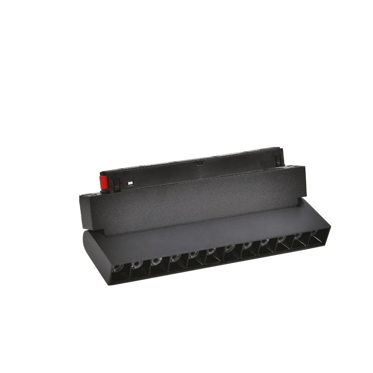 Forlife Siyah Kompakt Lensli Hareketli Magnet Armatür 12W 4000k Ilık Beyaz FL-6622 resmi