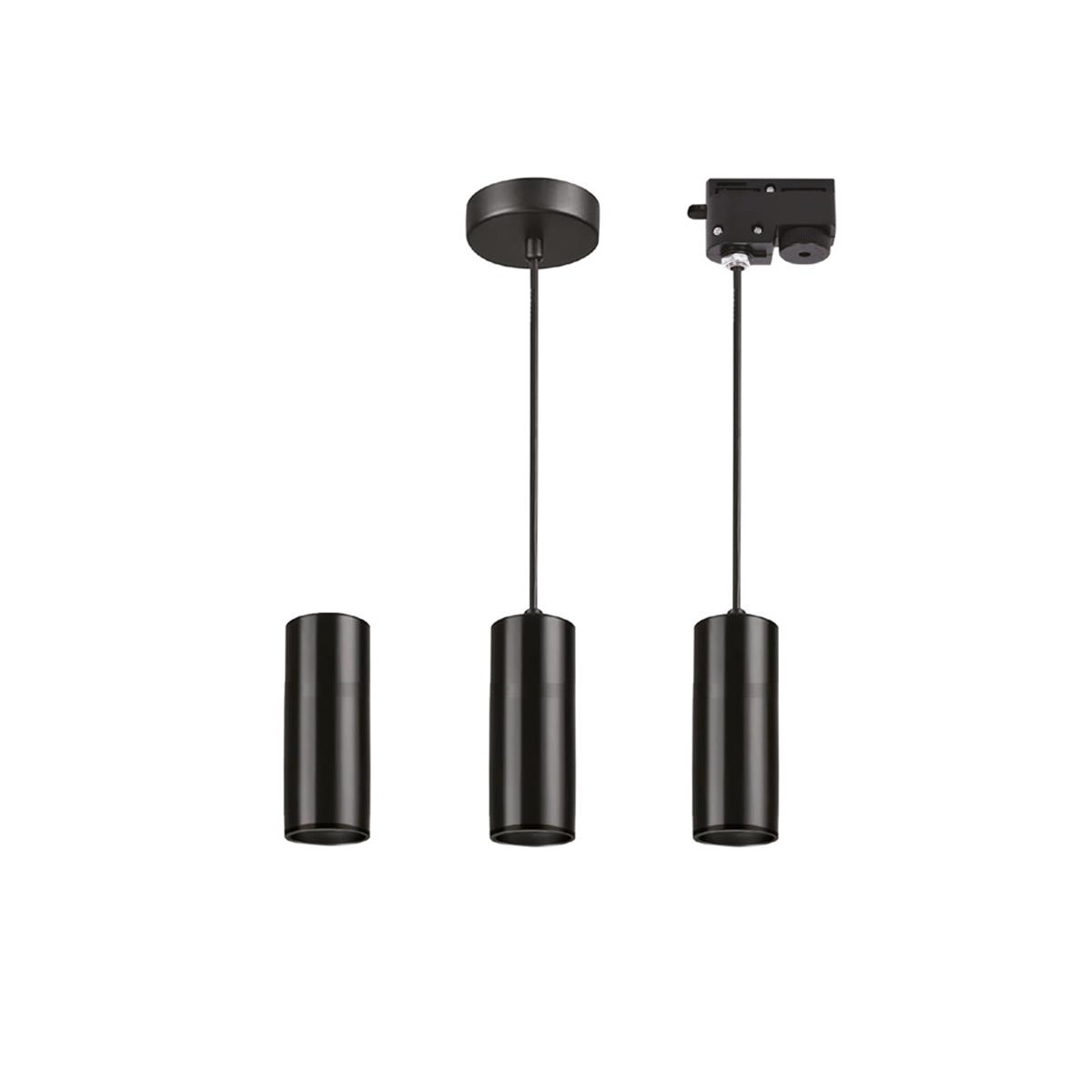 Forlife Boru Tipi Sarkıt Gu10 Duy Siyah FL-2250 S resmi