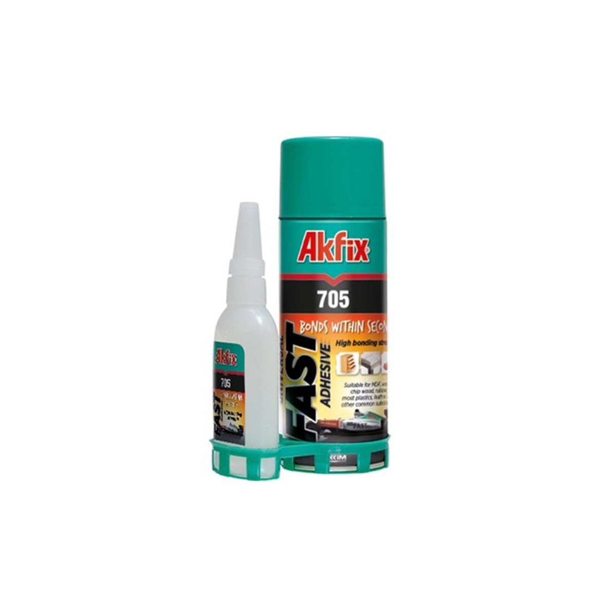 Akfix 705 Mdf Kit Hızlı Yapıştırıcı 200ml+50gr Ga060 resmi