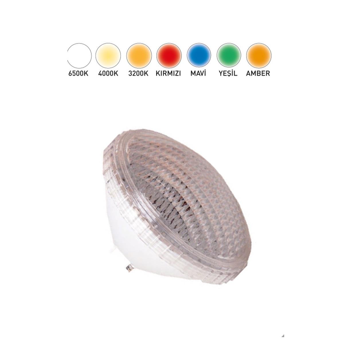 Forlife Havuz Led Ampül Par56 Sıva Üstü 30W Amber FL-2107 resmi