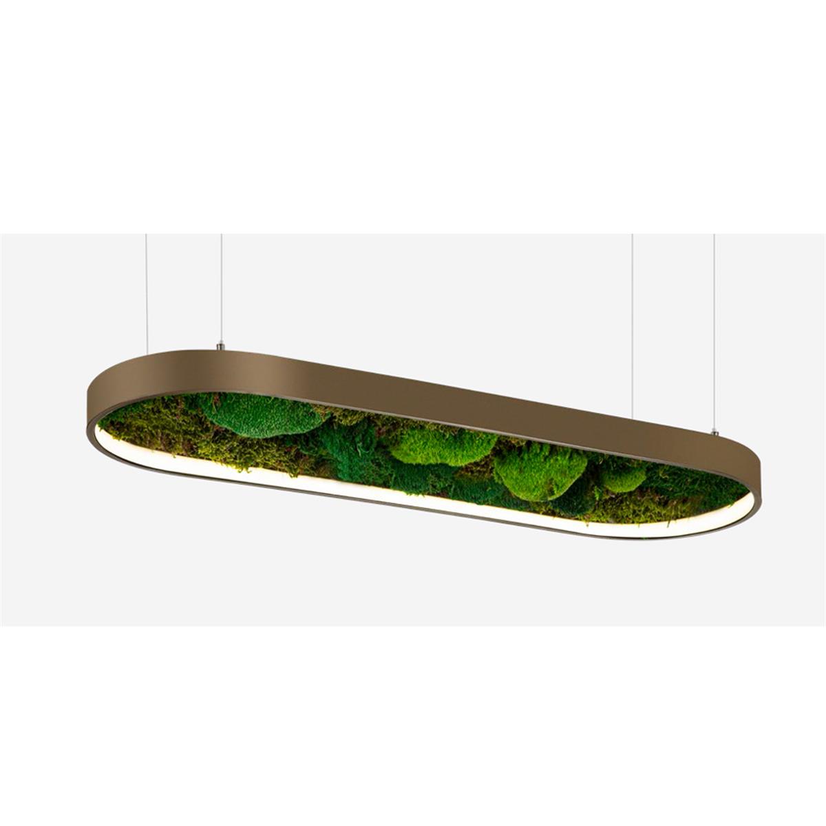 Forlife Dörtgen Moss Dekoratif Armatür 30x90cm 45W FL-99157 resmi