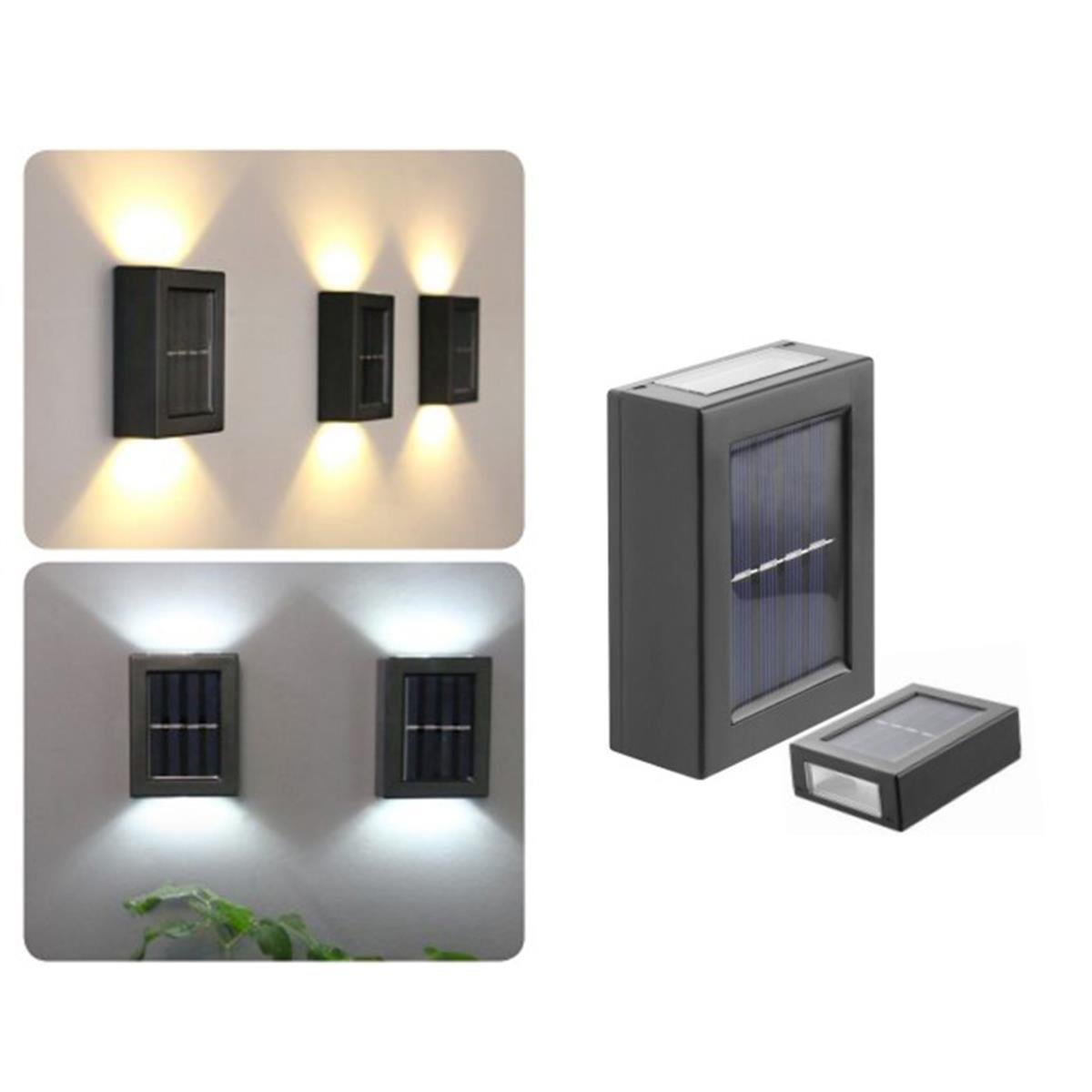 Forlife Solar Çift Yönlü Duvar Apliği 12W 6500k Beyaz FL-3217 resmi