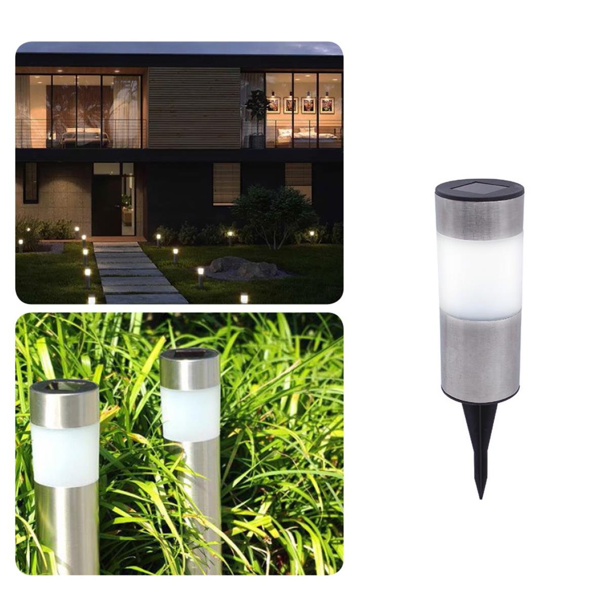Forlife Solar Metal Çim Armatürü 3W 3200k Gün Işığı FL-3223 resmi