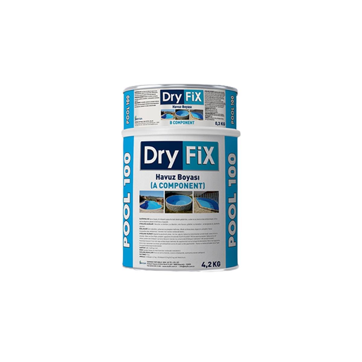 Dryfix Pool 100 Havuz Boyası Mavi 4,5 Kg resmi