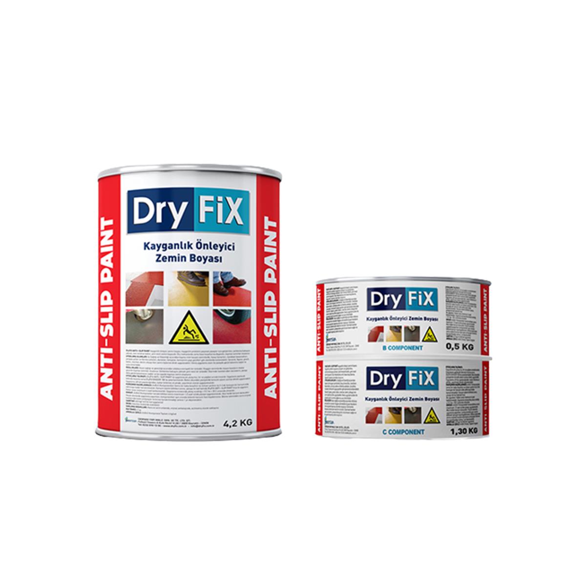 Dryfix Anti Slip Paint Kaymaz Boya 6 Kg  Ral7040 resmi