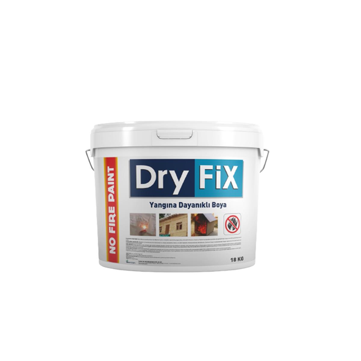 Dryfix No Fire Paint Yangın Geciktirici Alev Almayan Yanmaz Boya 18 Kg resmi