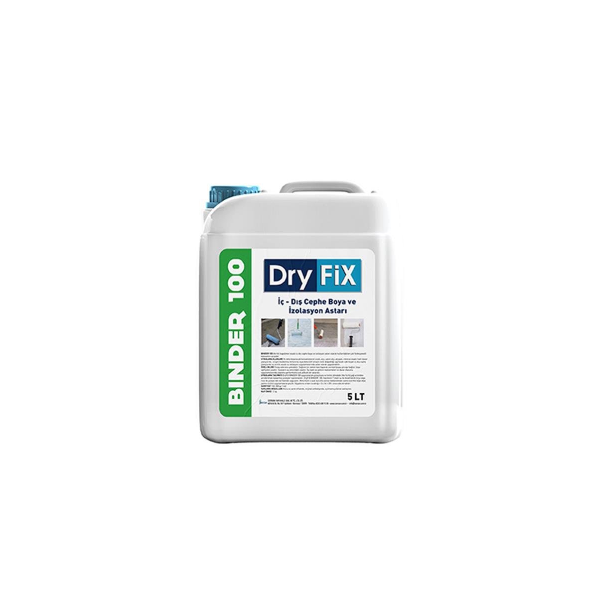 Dryfix Binder 100 İç-Dış Cephe Boya ve İzolasyon Astarı 5 Lt  resmi