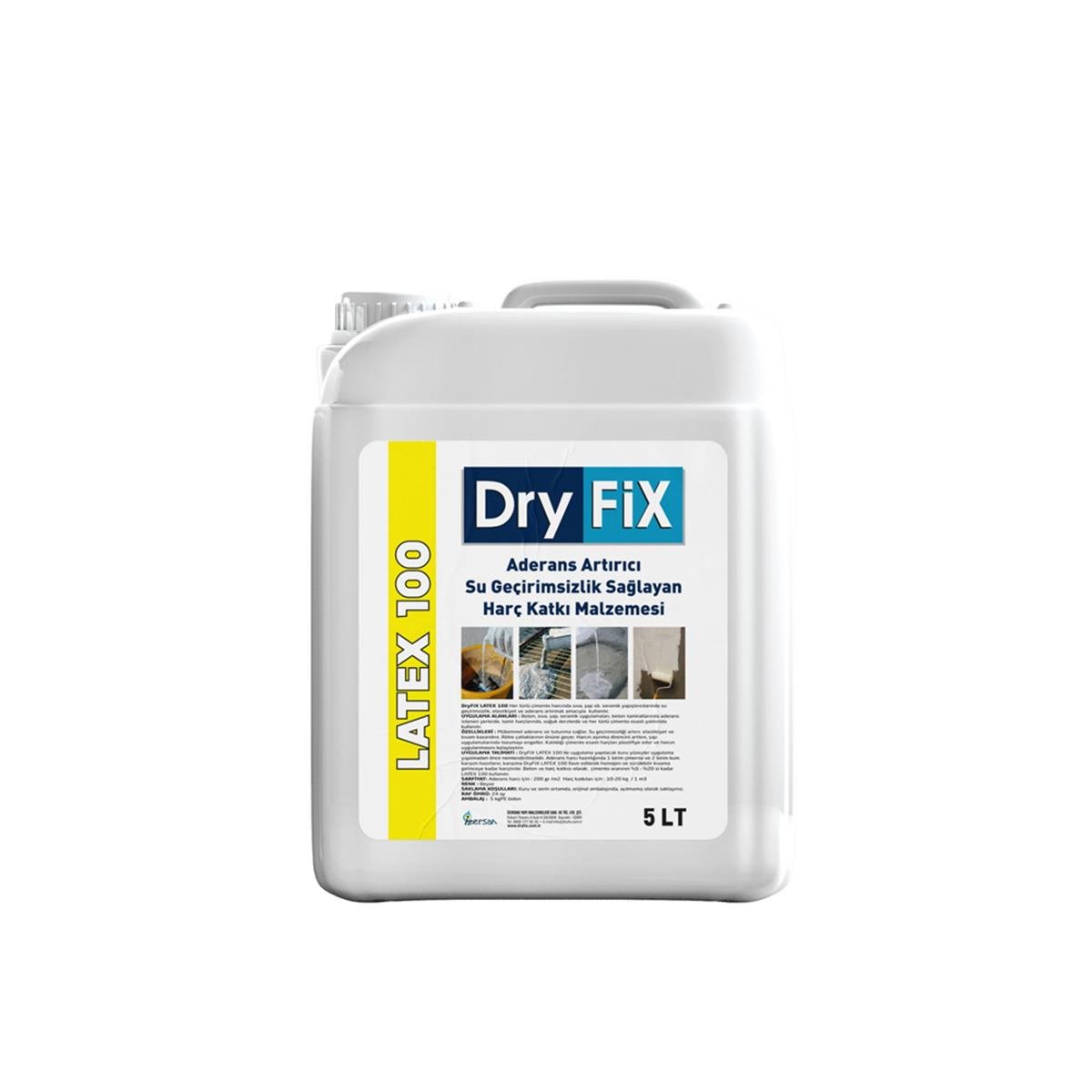 Dryfix Latex 100 Aderans Artırıcı Harç Katkı Malzemesi 5 Lt resmi