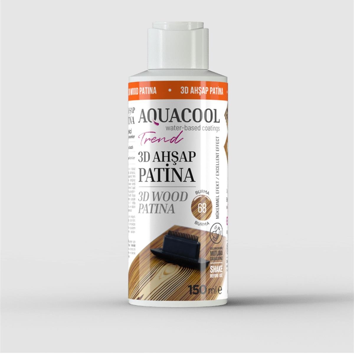 Aquacool Trend 3d Ahşap Patina 150 ML 68 Burma resmi