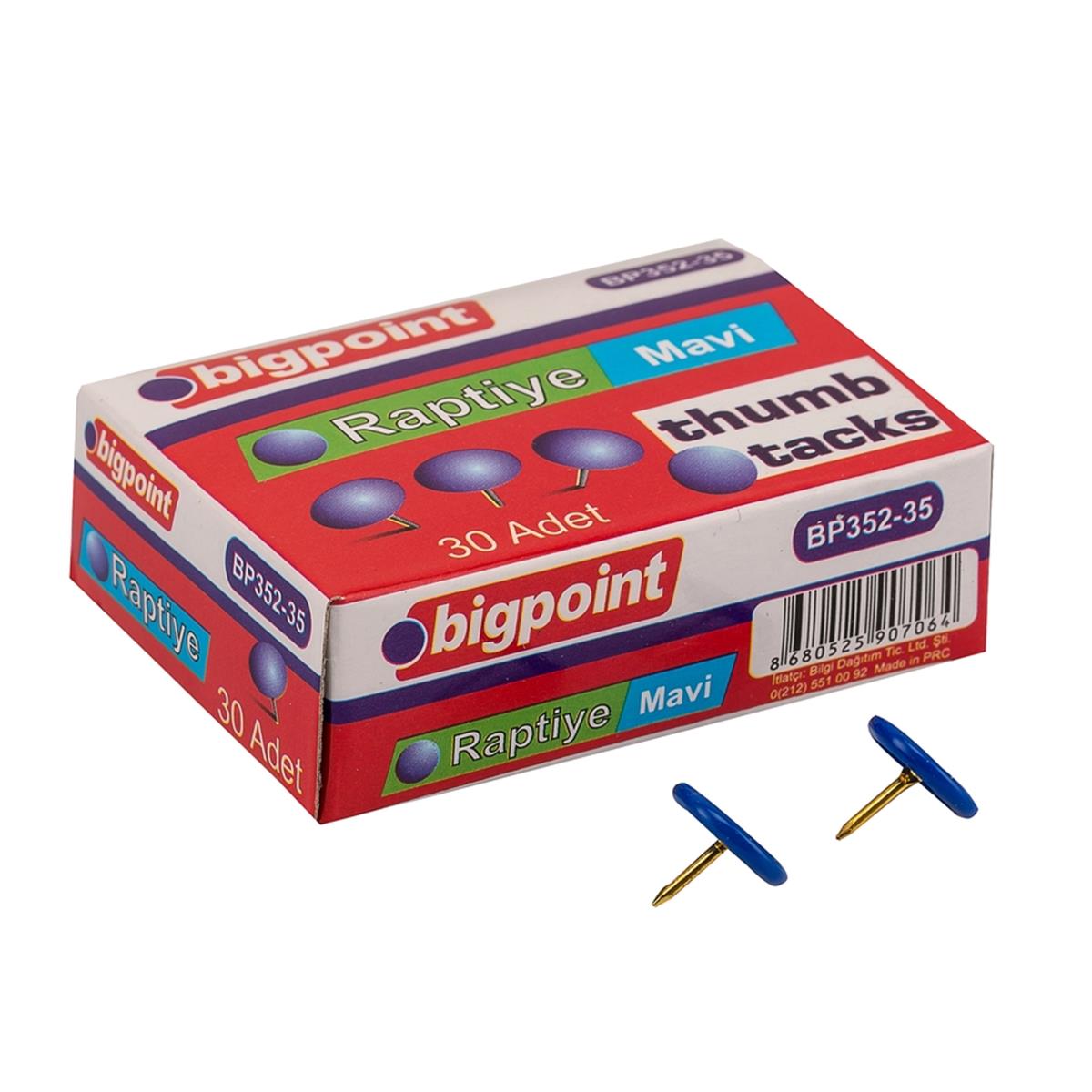 Bigpoint Renkli Raptiye Mavi 30'lu Kutu resmi
