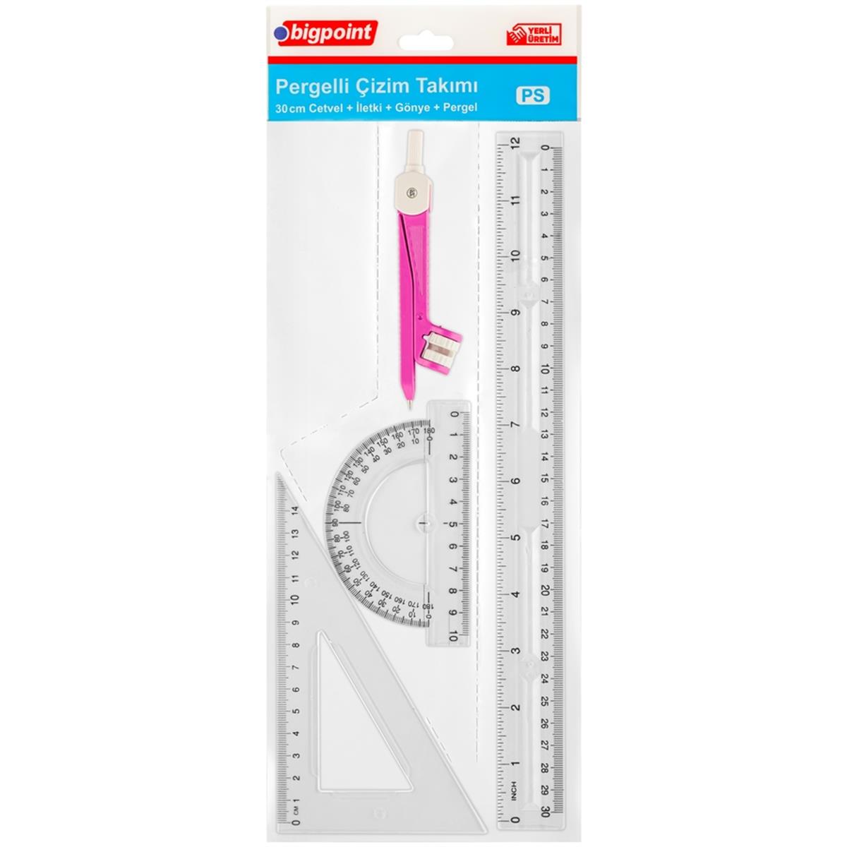 Bigpoint Pergelli Çizim Seti 30 cm resmi
