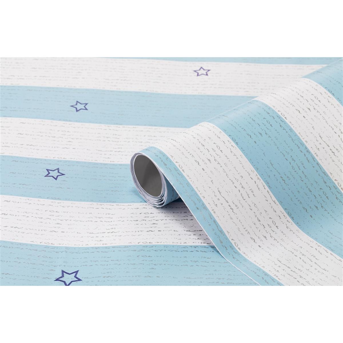 Bigpoint Yapışkanlı Folyo 45cm X 2metre Çizgi Desen No:3 resmi