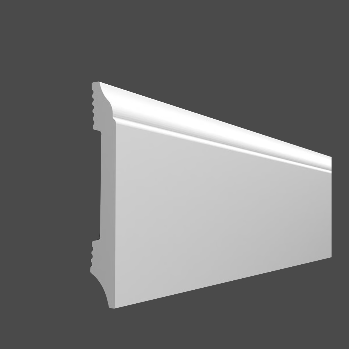 Boyanabilir Dekoratif Süpürgelik 10 cm (1 Boy 240 cm) D306 resmi