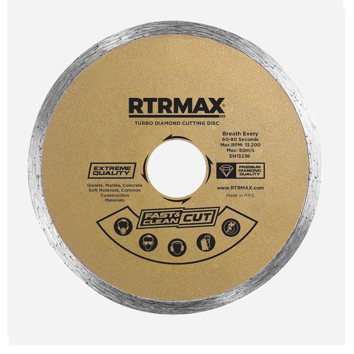 Rtrmax Reb230 Sürekli Elmas Testere 230x22mm resmi