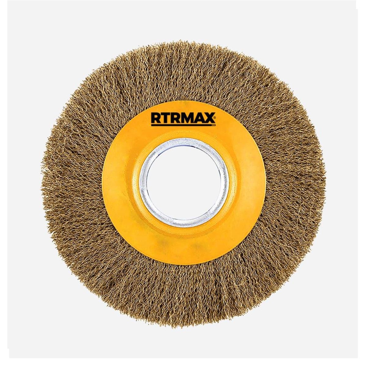 Rtrmax Rh23200 Saçaklı Dairesel Tel Fırça 200mm resmi