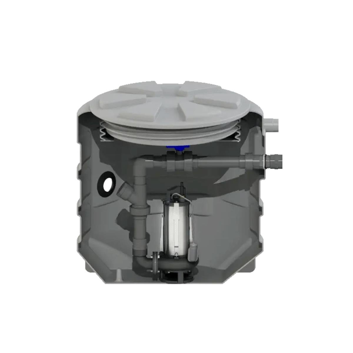 Sanifos 610 1 Sld S Tek Pompalı Monofaze Yağmur Suyu Tahliye Pompası resmi