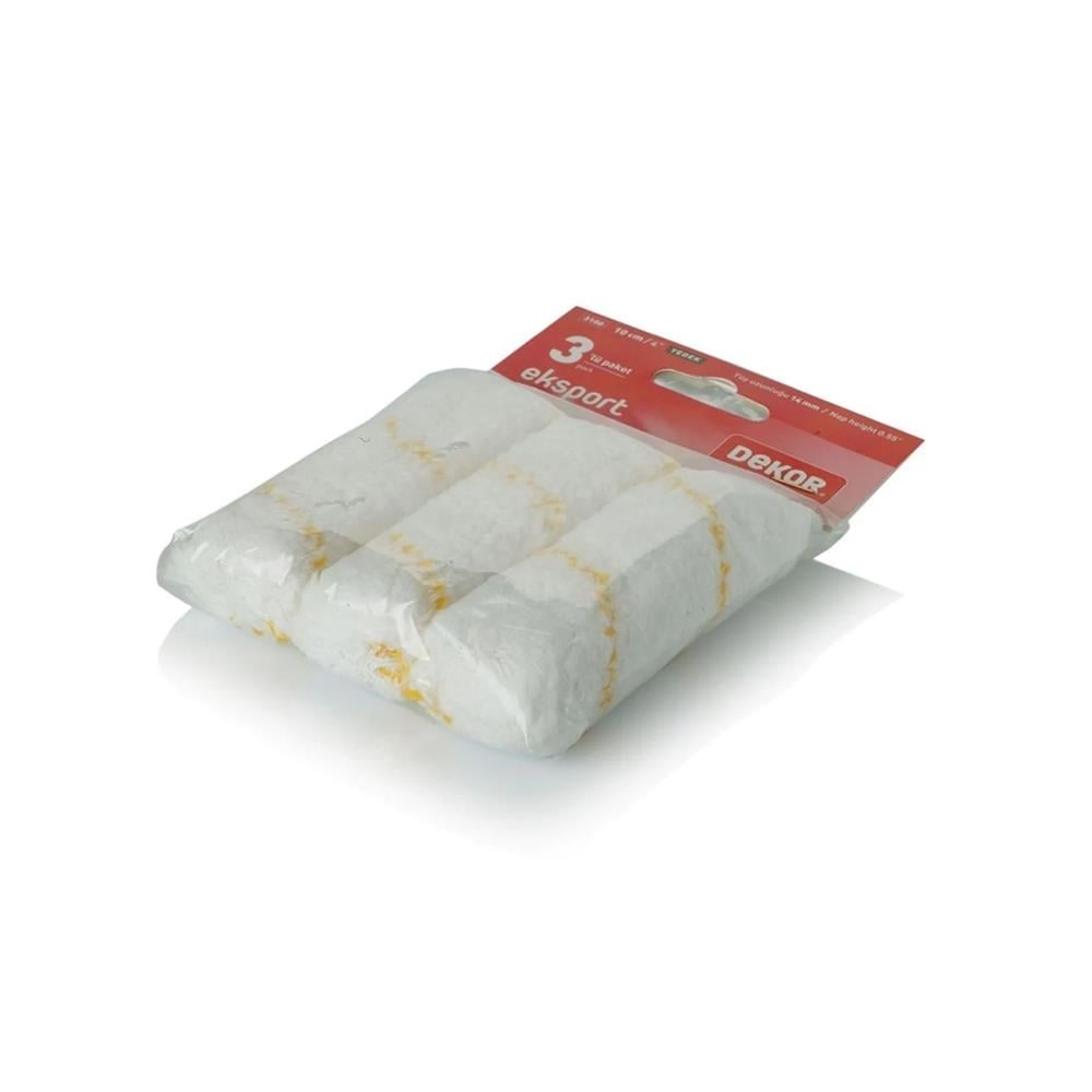 Dekor 3100 Parmak Rulo Yedeği 10cm 3 Lü Pk resmi