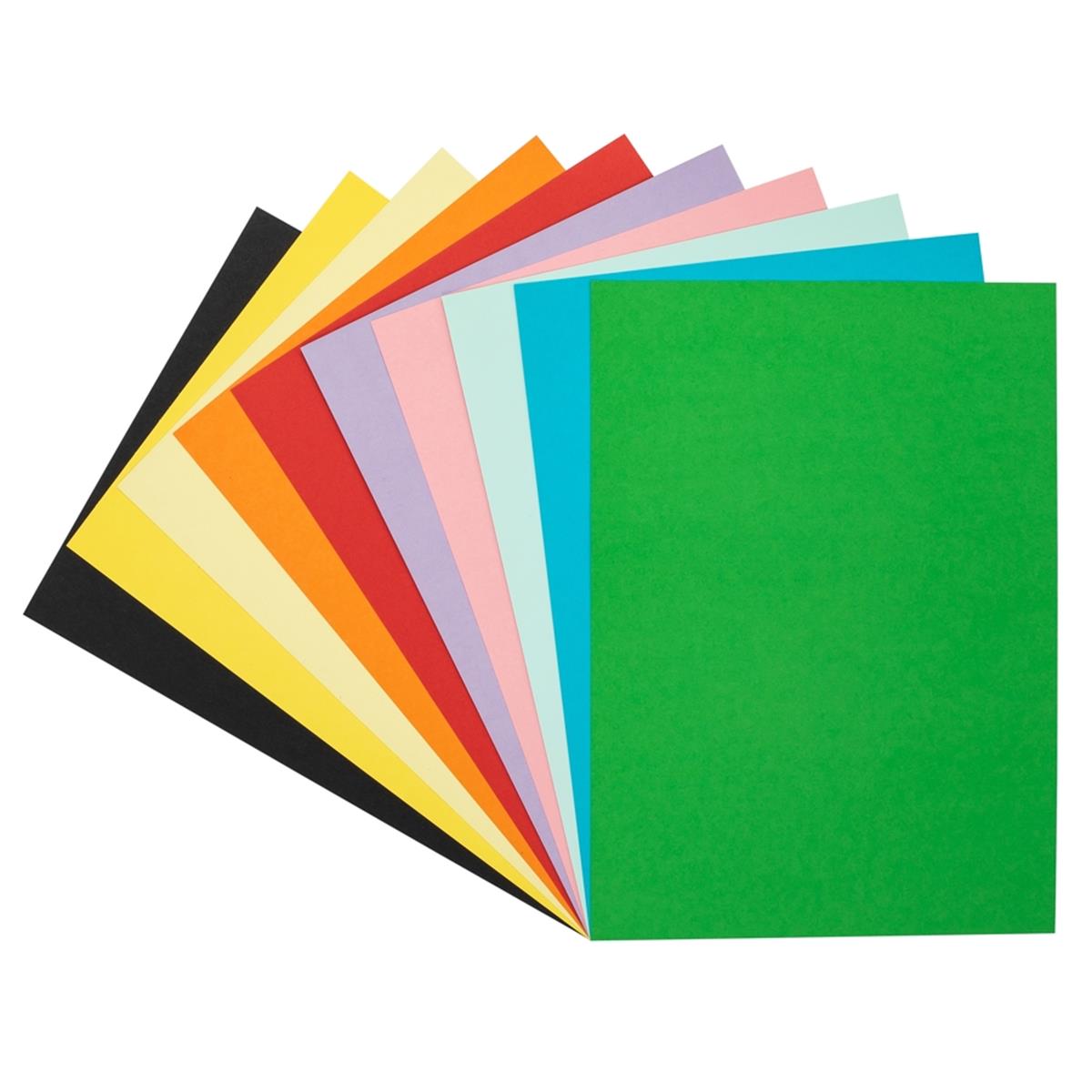 Bigpoint Fon Kartonu 25x35cm Karışık 10 Renk resmi