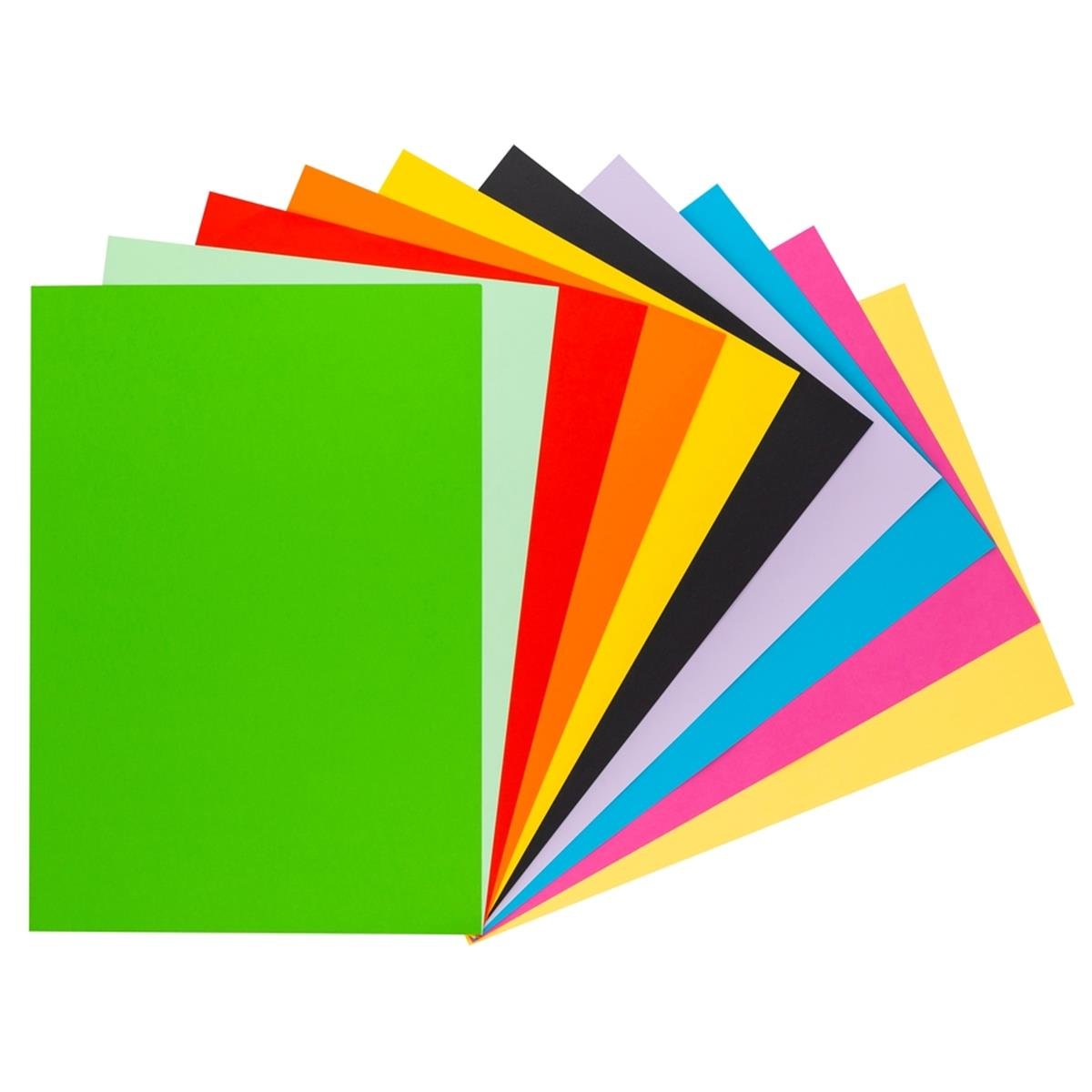 Bigpoint Fon Kartonu 35x50cm 160 Gram Karışık 10 Renk resmi