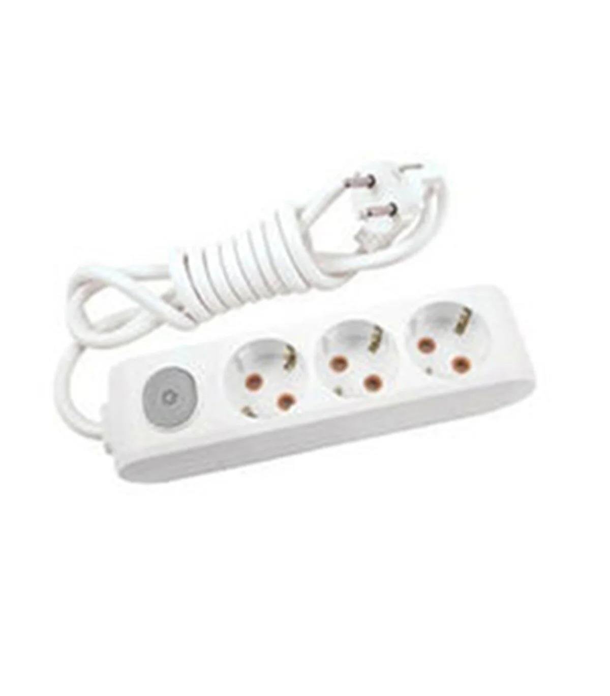 Viko 3'lü 2 mt Anahtarlı Grup Priz 90117302 resmi