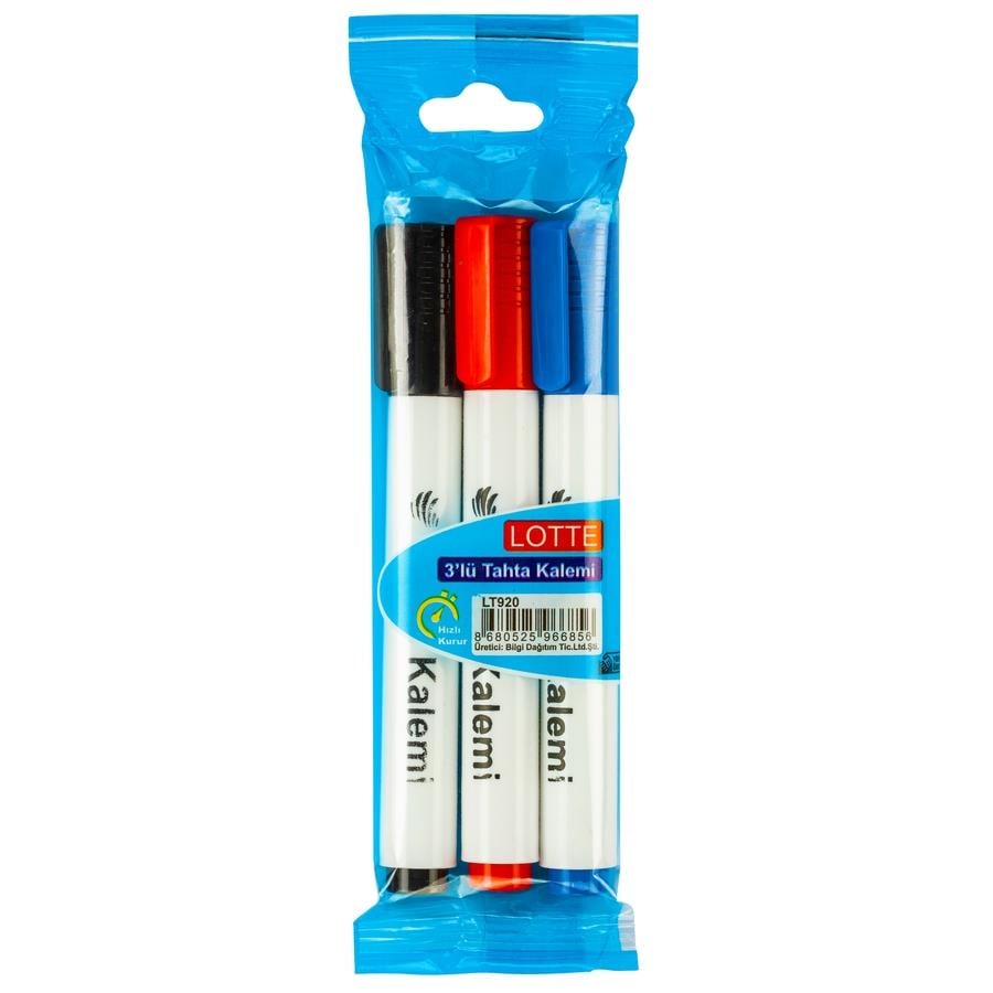 Lotte Tahta Kalemi 3'lü Set  resmi