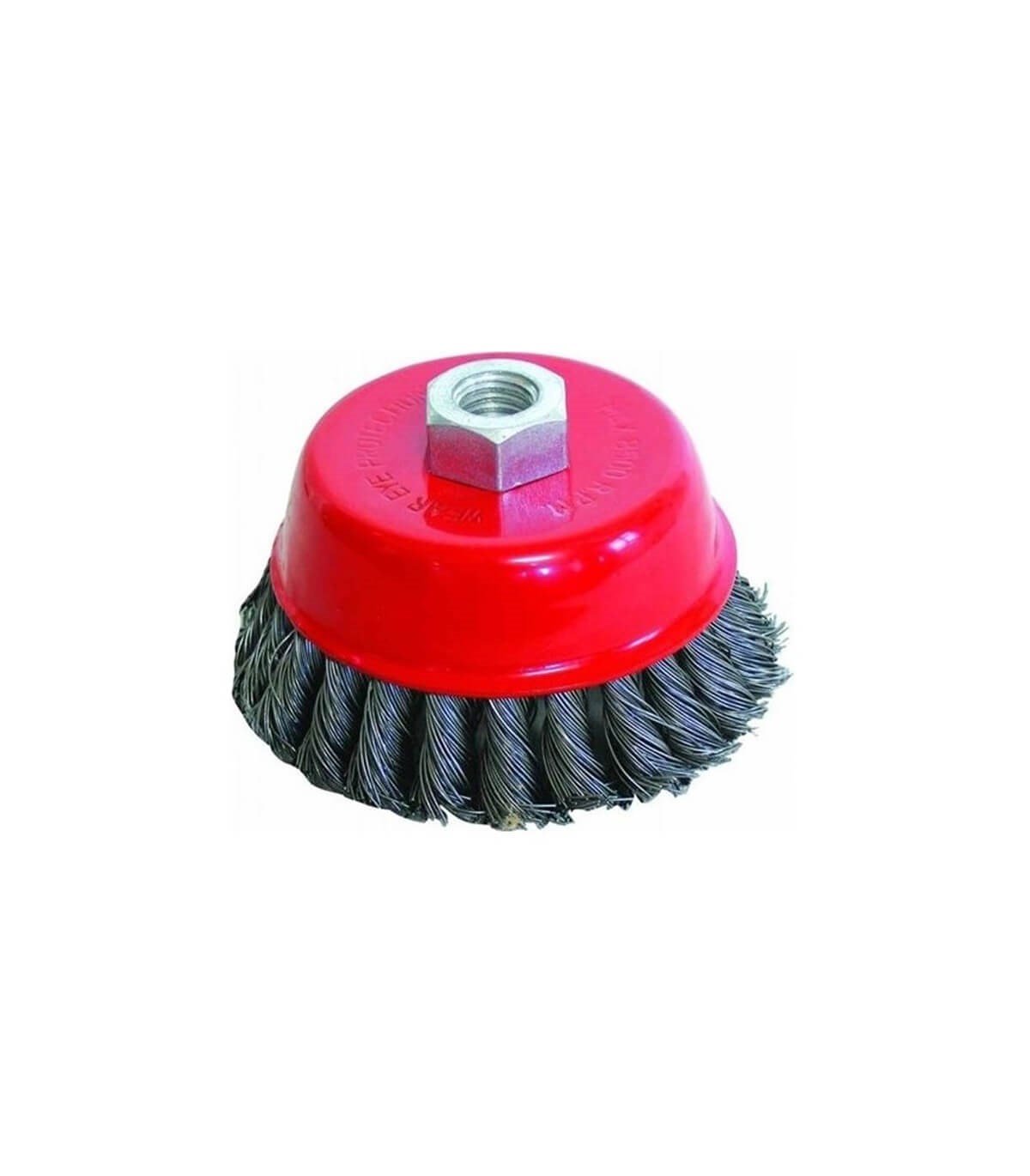 Çanak Vidalı Burgulu Fırça 65mm resmi