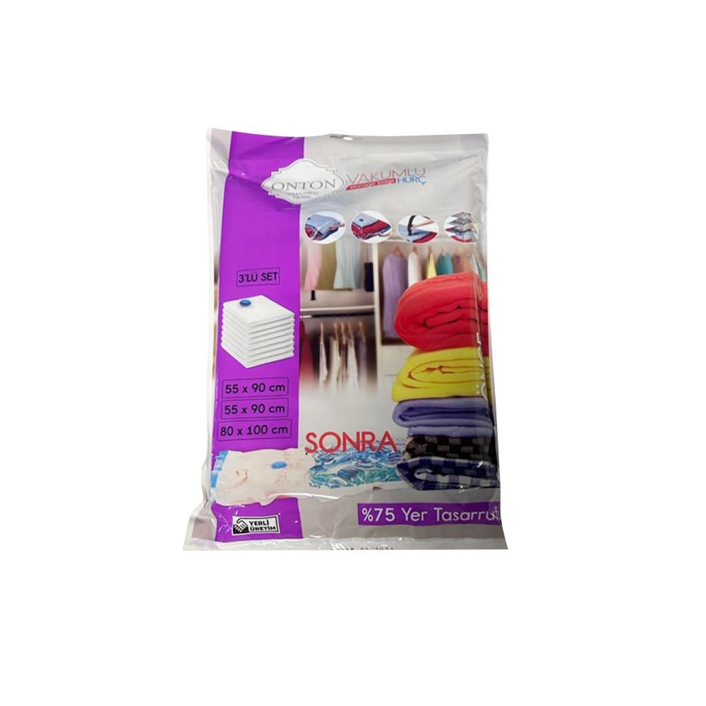 Vakumlu Hurç Poşeti 3'lü Set resmi