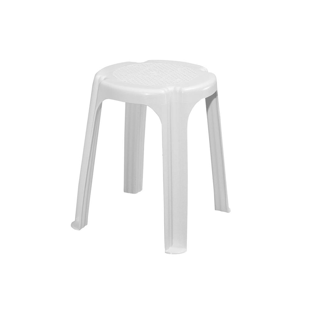 Brezza Büyük Raket Tabure Beyaz 4640 resmi