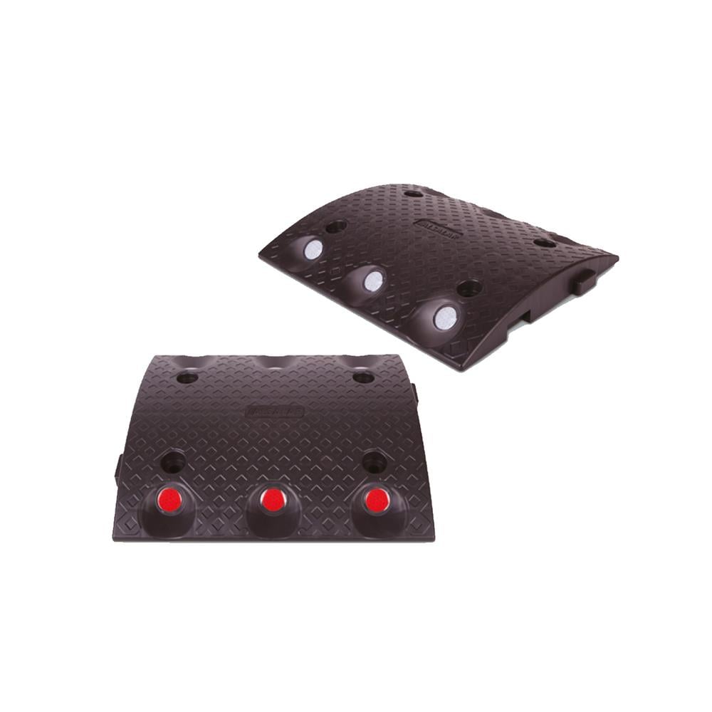 Oval Hız Kesici Yol Kasisi 300x333x40mm Siyah resmi