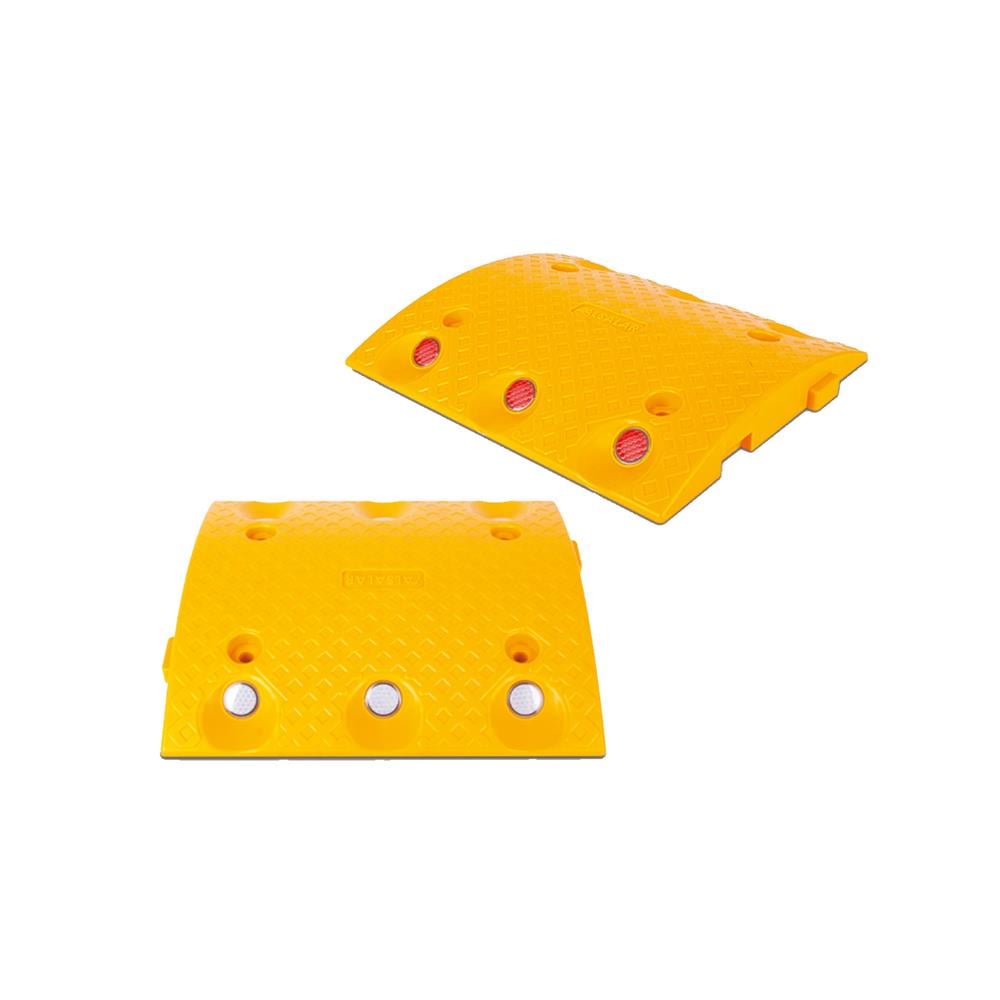 Oval Hız Kesici Yol Kasisi 300x333x40mm Sarı resmi