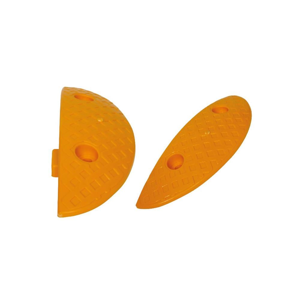 Oval Hız Kesici Yol Kasisi Kapağı 100x300x40mm Sarı resmi