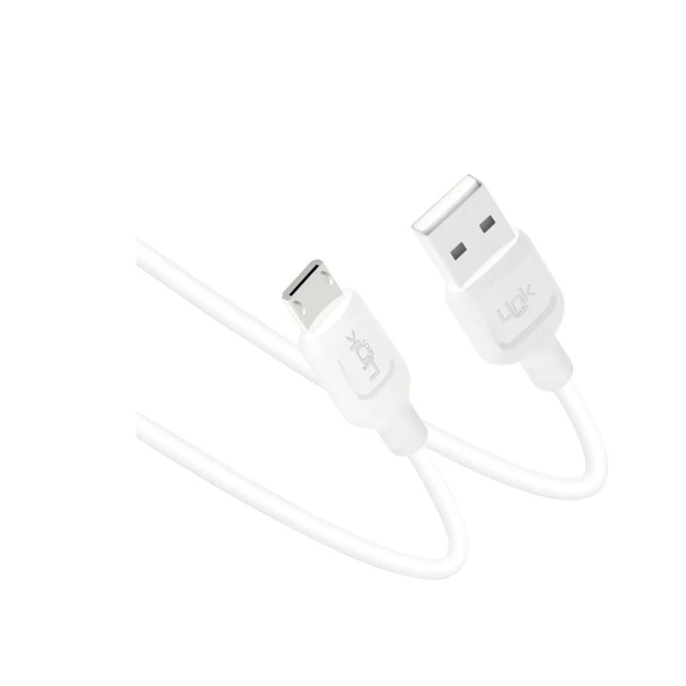 Linktech K448 Micro Usb 2.4 A Şarj Kablosu resmi