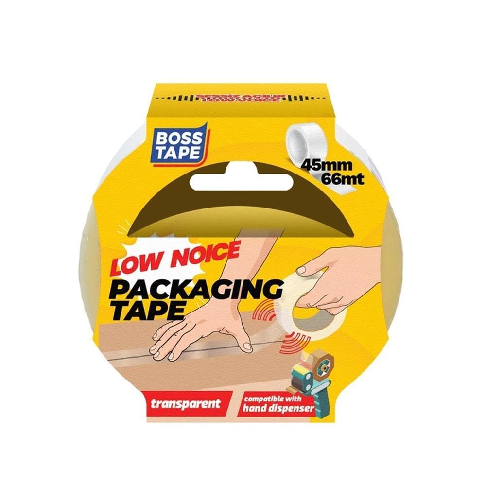 Boss Tape Sessiz Açılan Koli Bandı 45mmx66mt resmi