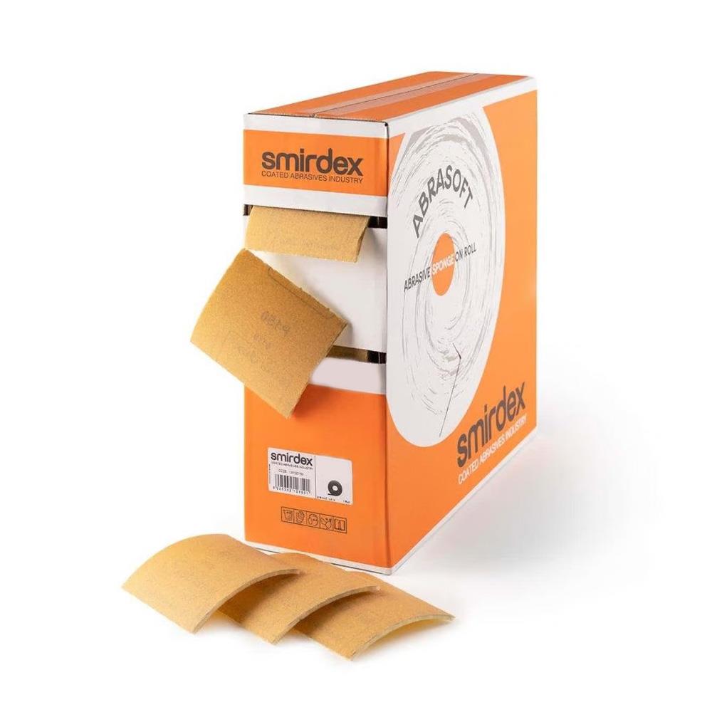 Smirdex Abrasoft Sünger Rulo Zımpara 115mm X 25 mt 320 Kum resmi