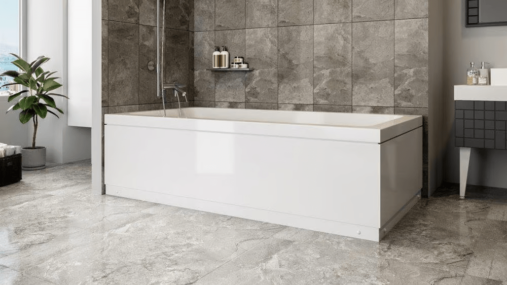 Aquanil Elfi Düz Mini Küvet Beyaz 80x130cm resmi