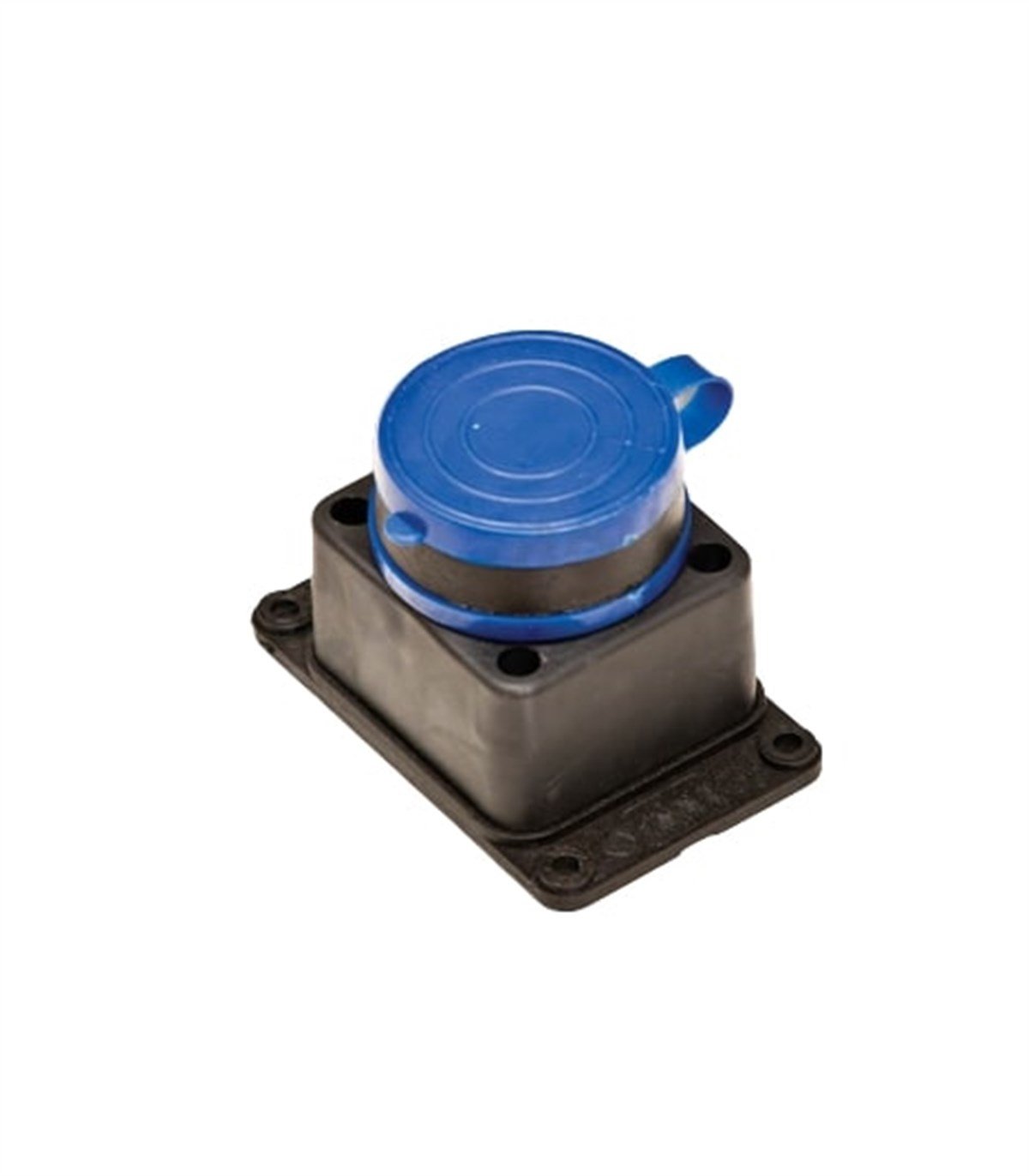 Monofaze Kapaklı Kauçuk Tekli Priz resmi