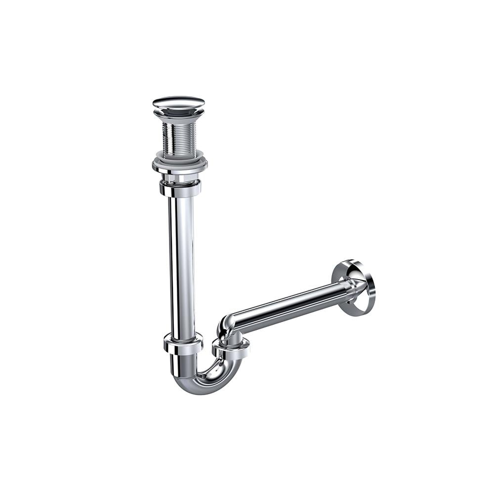 Arc Pop Up Ayarlanabilen Lavabo Sifonu Taşma Deliksiz Paslanmaz Çelik 250mm 220494 resmi