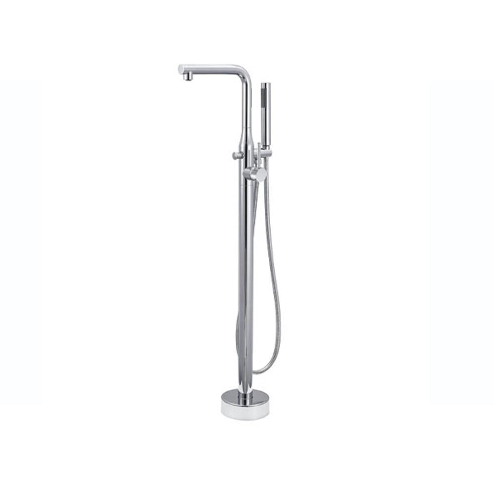 GPD Yuvarlak Model Yerden Küvet Bataryası  krom Ykb200 resmi