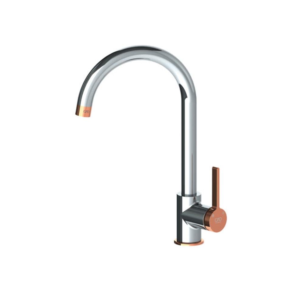 GPD Gildo Tek Gövde Eviye Bataryası Krom-rose Gold Mte165-k-r resmi