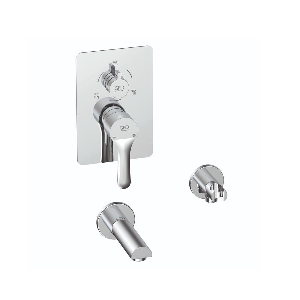 GPD Felis Mix Çevirmeli Ankastre Batarya Krom Mca76 resmi