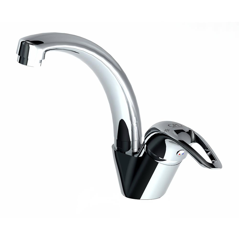 GPD Adrio Tek Su Girişli Tek Gövde Lavabo Bataryası Krom Mtt120 resmi