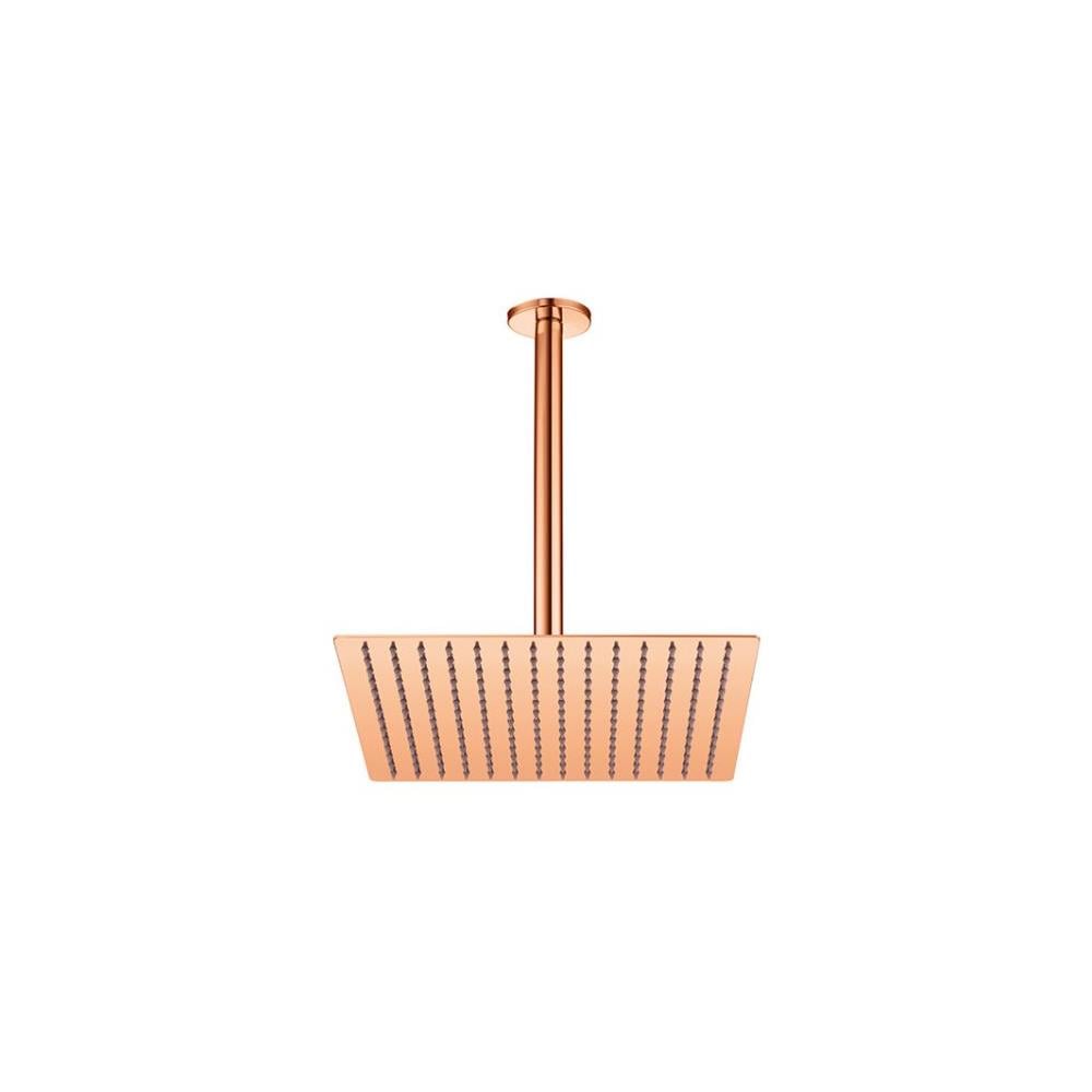 GPD Ankastre Duş Başlığı Tavandan 30x30 Cm Rose Gold Ads21-r resmi