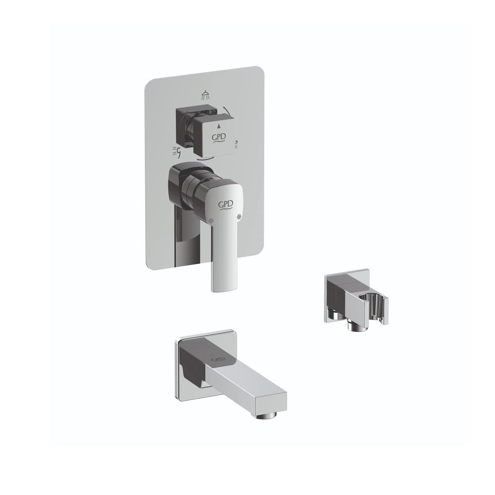 GPD Pedra Mix Çevirmeli Ankastre Batarya (tsen817) Krom Mca161 resmi