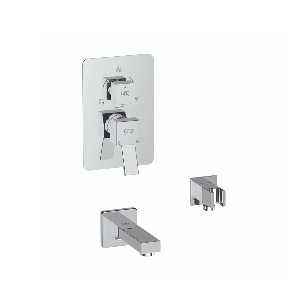 GPD Tulio Mix Çevirmeli Ankastre Batarya Krom Mca136 resmi