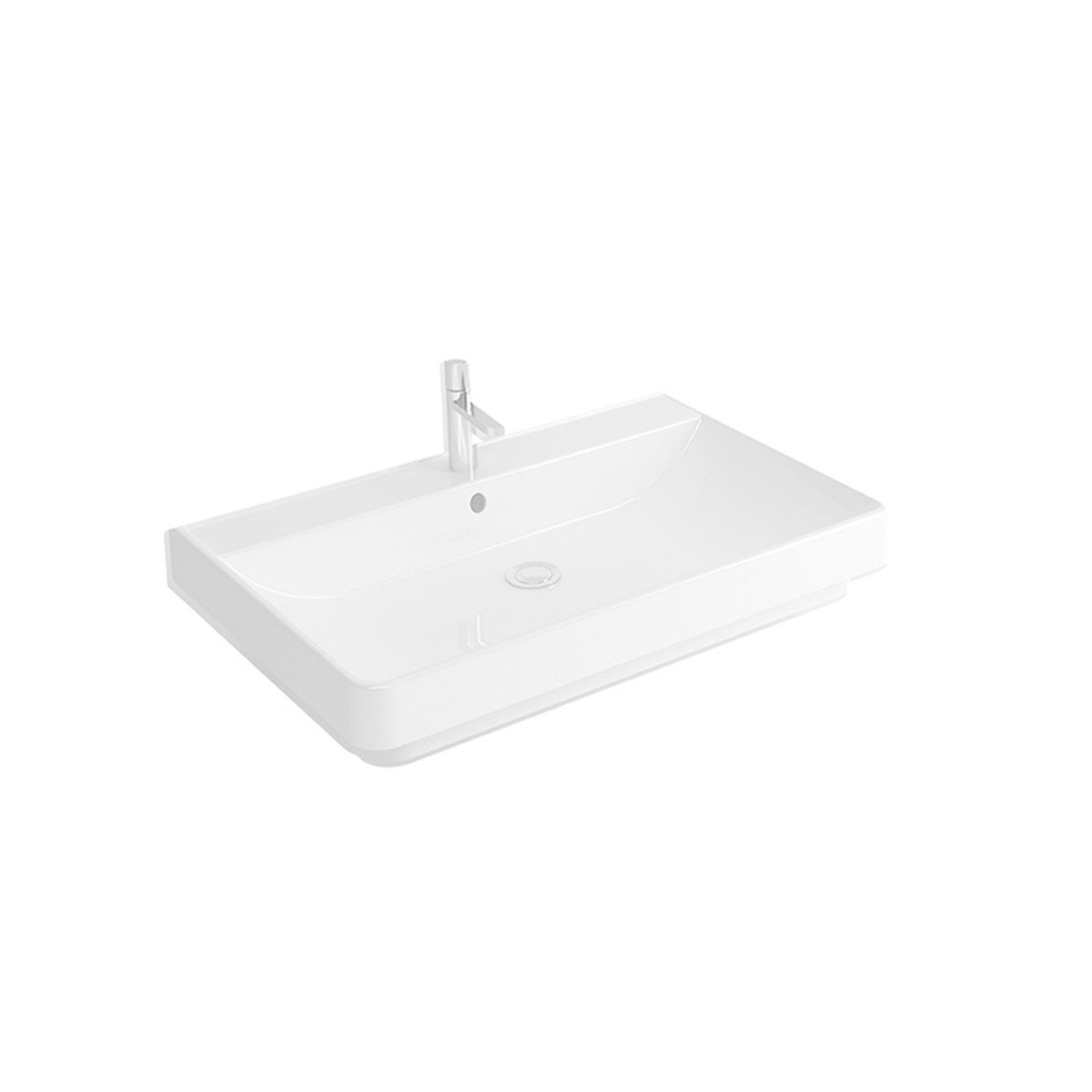 Newarc Etajerli Batarya Delikli Lavabo Pixel 65X46X6,5Cm 502065 resmi