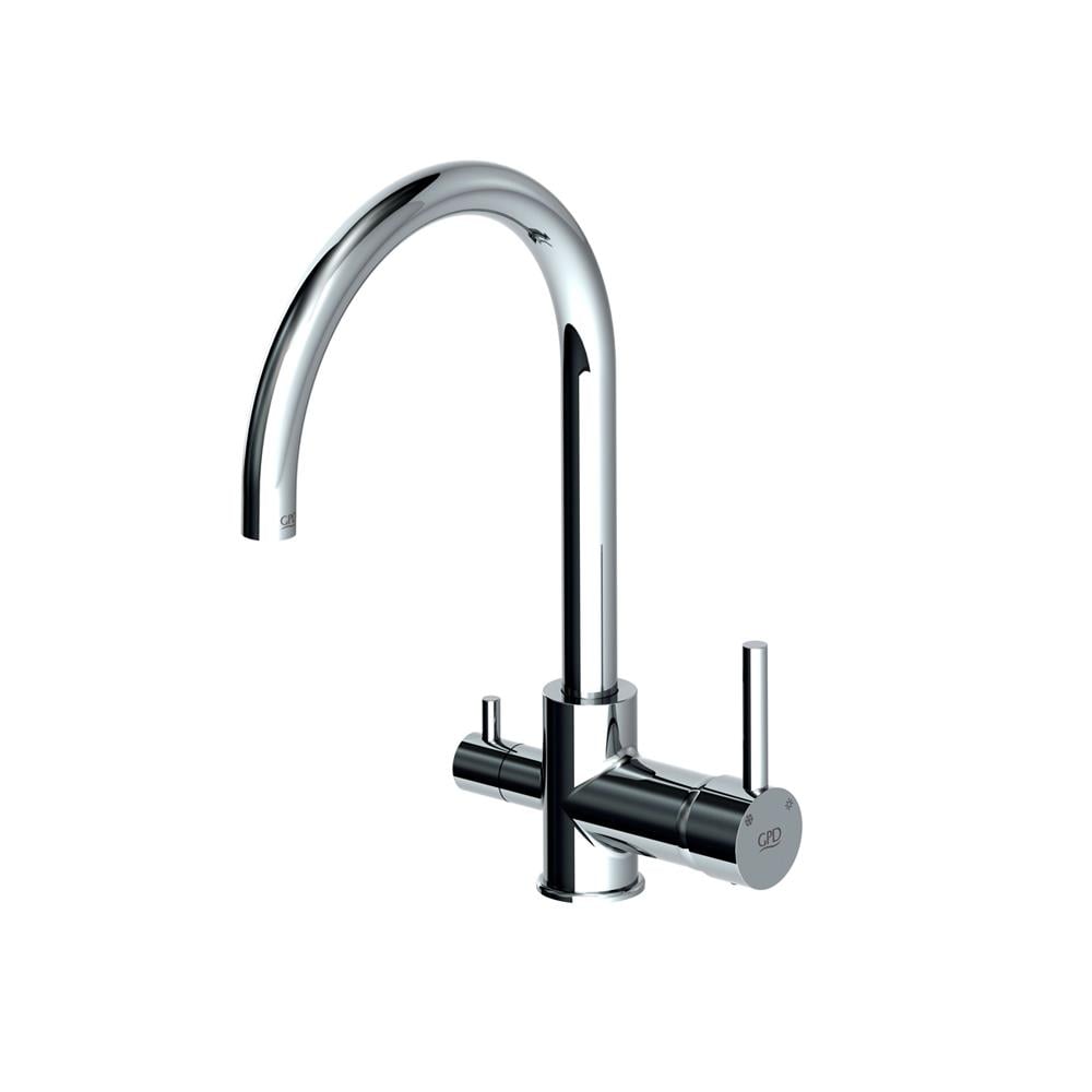 GPD Espina Arıtma Çıkışlı Eviye Bataryası Krom Mar70 resmi