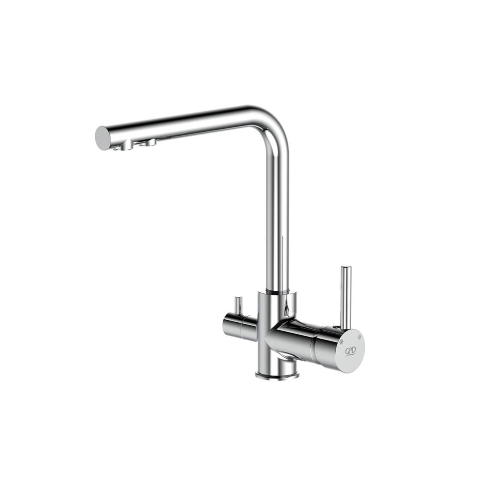 GPD Espina Arıtma Çıkışlı Eviye Bataryası Krom Mar71 resmi