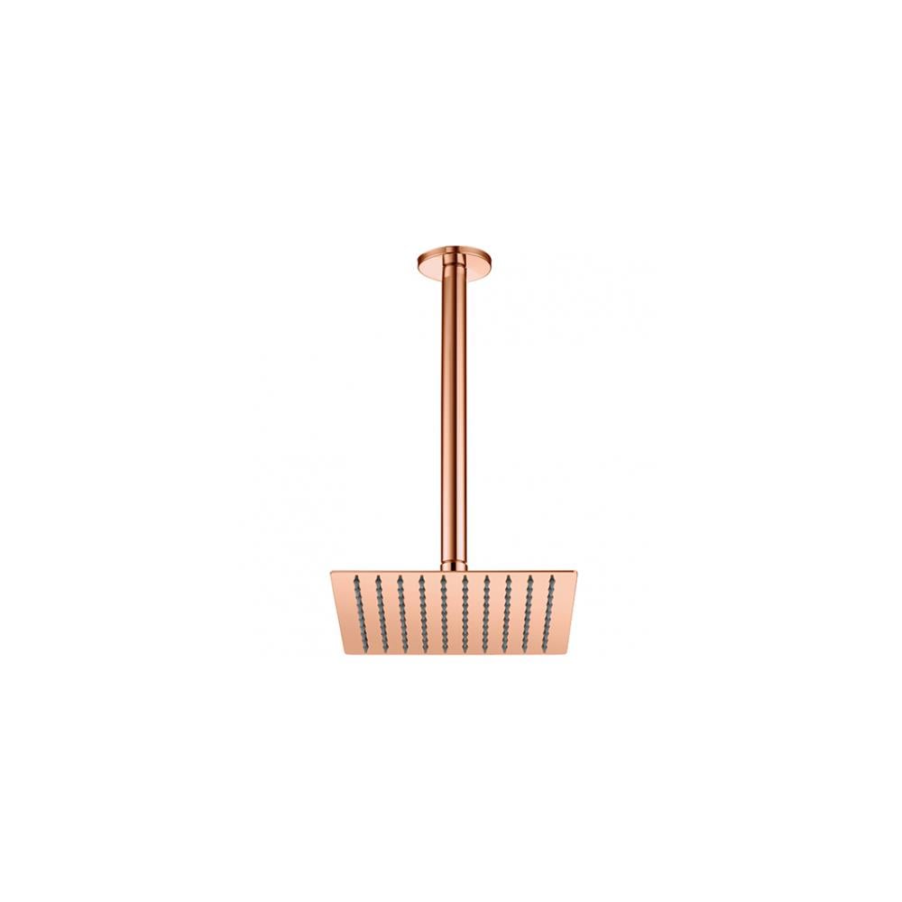 GPD Ankastre Duş Başlığı Tavandan 20x20 Cm Rose Gold Ads17-r resmi