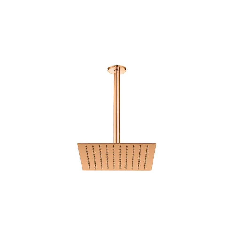 GPD Ankastre Duş Başlığı Tavandan 25x25 Cm Rose Gold Ads19-r resmi